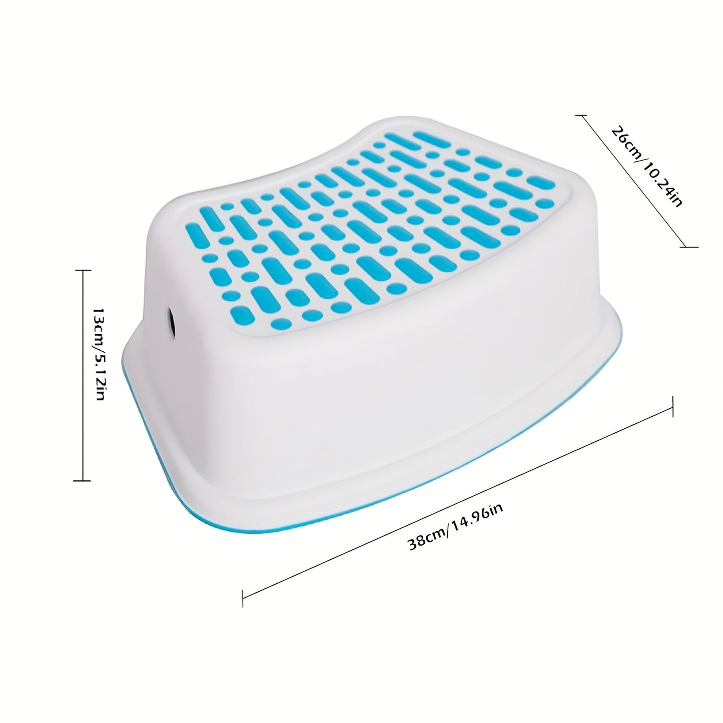 Portable Step Stool With Contoured Design
