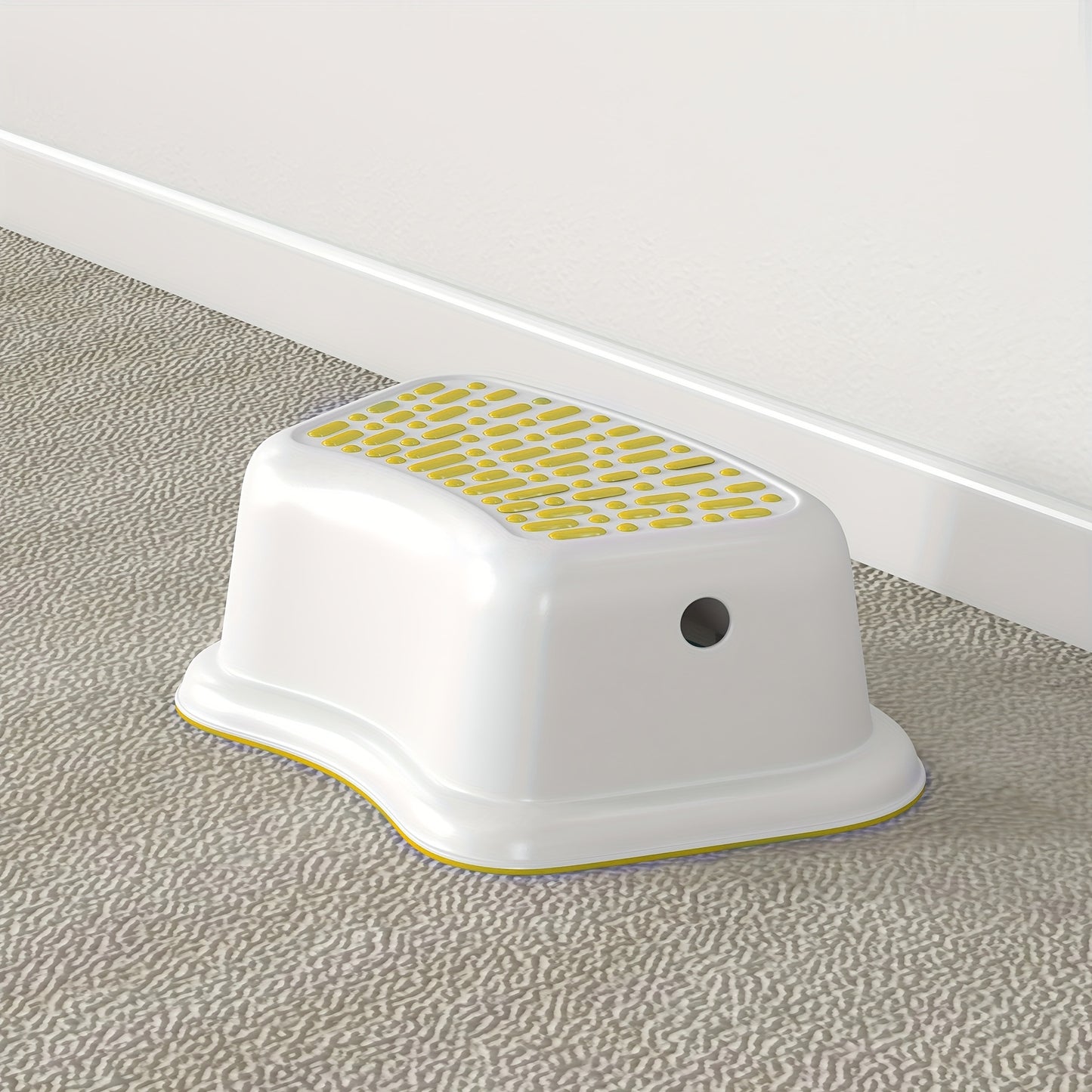 Portable Step Stool With Contoured Design