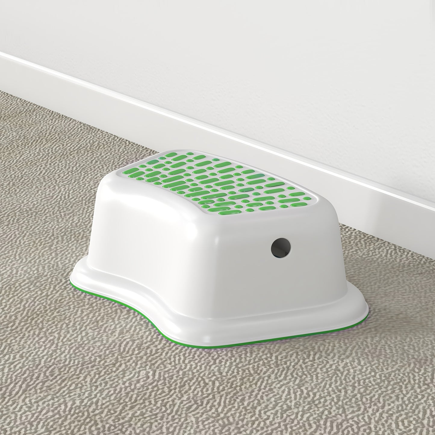 Portable Step Stool With Contoured Design