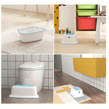 Portable Step Stool With Contoured Design