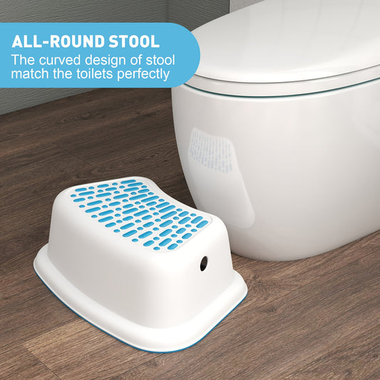 Portable Step Stool With Contoured Design