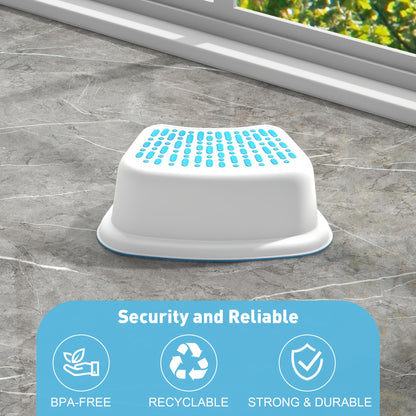 Portable Step Stool With Contoured Design